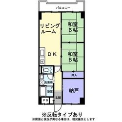 オカダハイライズの物件間取画像